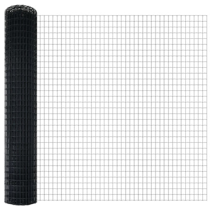 Grijze Euro Hek Set Verpakking Van 2 Grijs Metaal Met Pvc Coating
