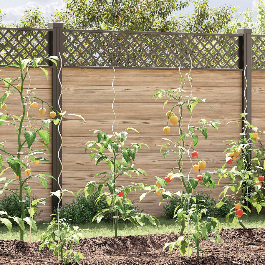Spiraalplantsteunen 20 Stuks Gegalvaniseerd staal 150 cm
