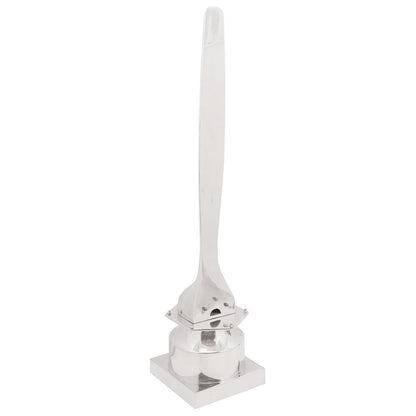 Beeld Zilver 26X26X110 Cm Aluminium Half Propeller