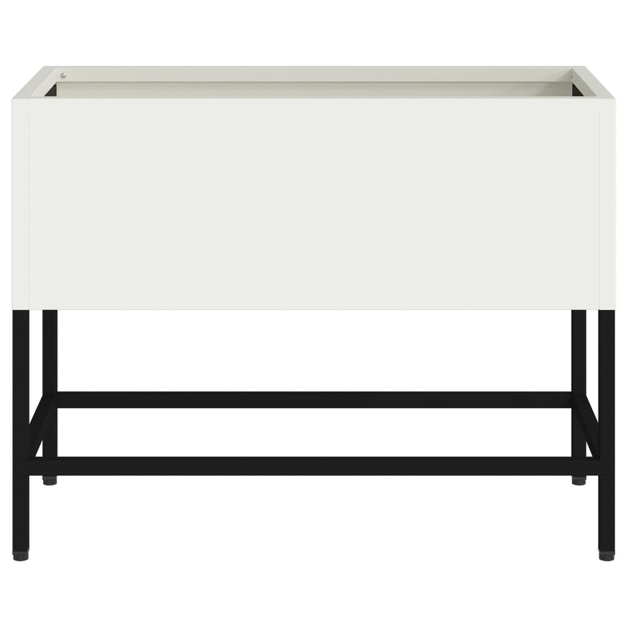 Verhogen Tuinbak Te Staal Wit 60 x 26 x 45 cm