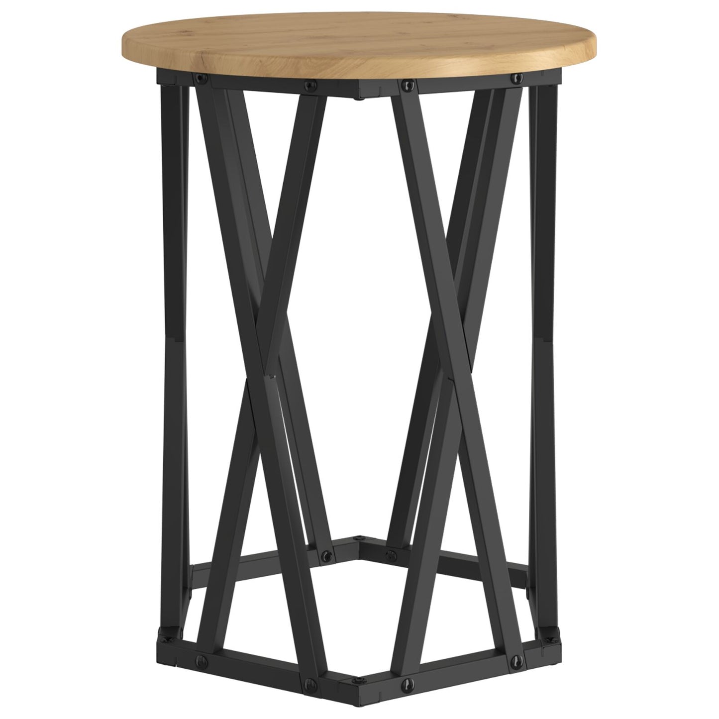 Bijzettafels 2 Stuks Hout Artisan eiken