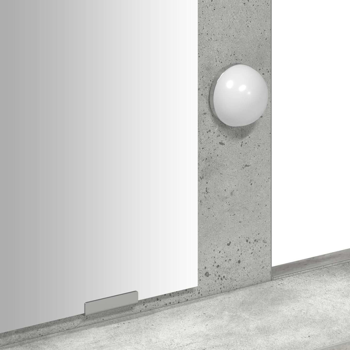 Kaptafel Met Led-Verlichting Beton grijs 79 x 41 x 140 cm