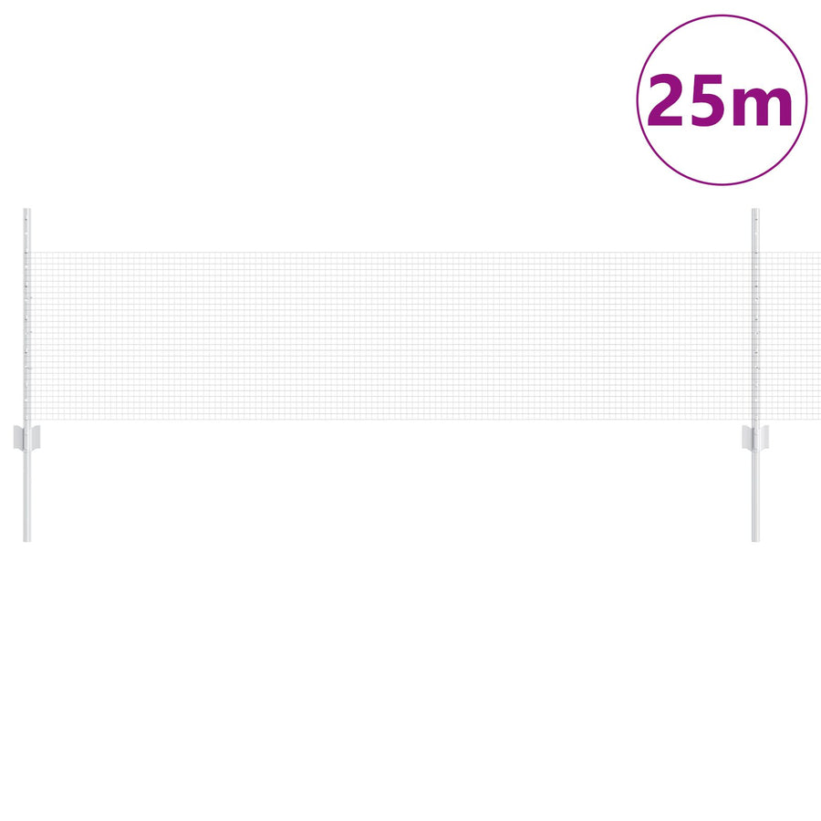 Kipdraad Hek Set Set Van 2 Gegalvaniseerd Staal 25 X 0.5 M