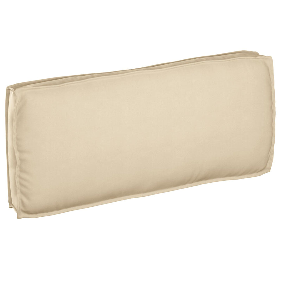 Outdoor Kussen Polyester 50 X 120 X 12 Cm Afneembare Hoezen Beige