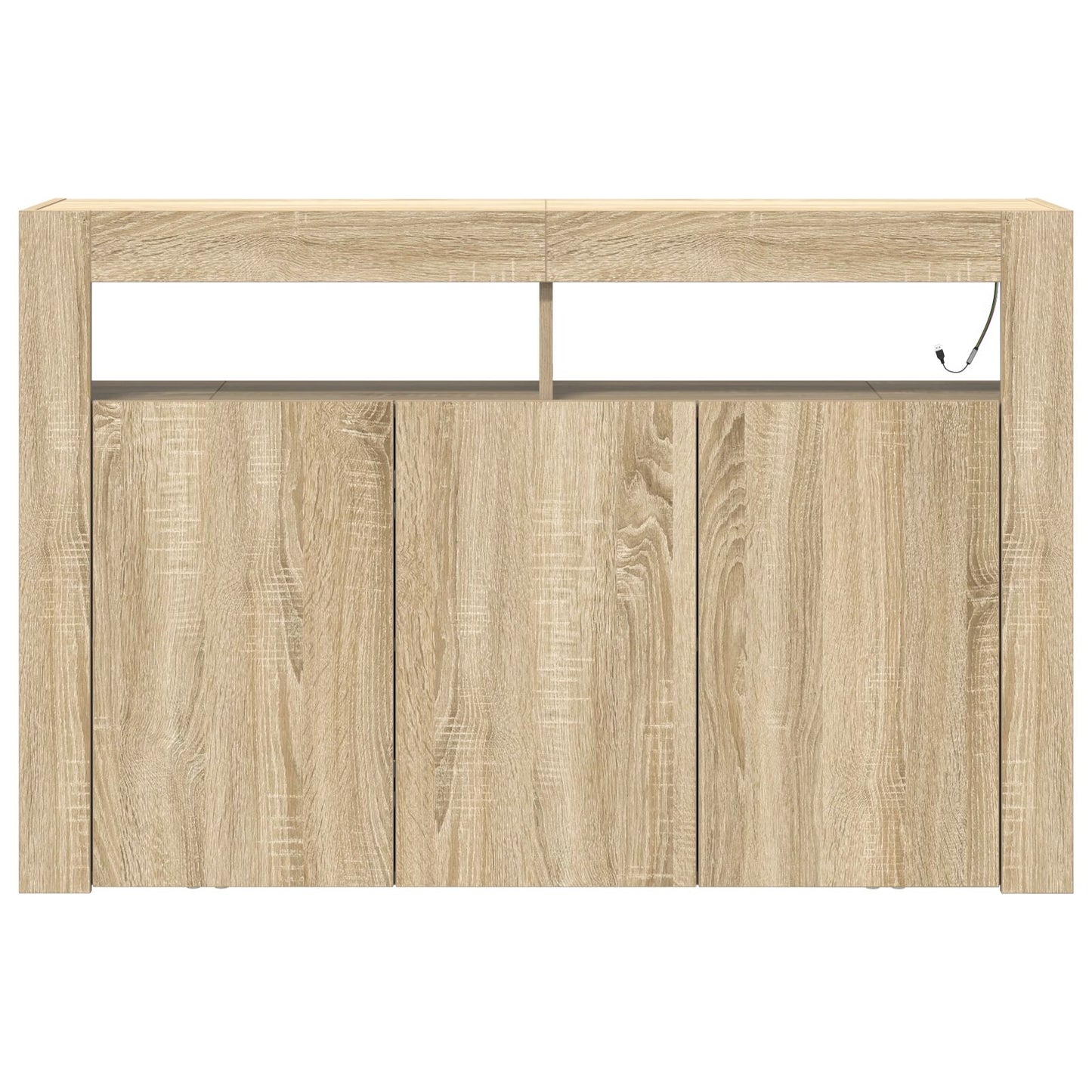 Dressoir Engineered Hout 116 X 30 X 75 Cm Dressoir Sonoma eiken