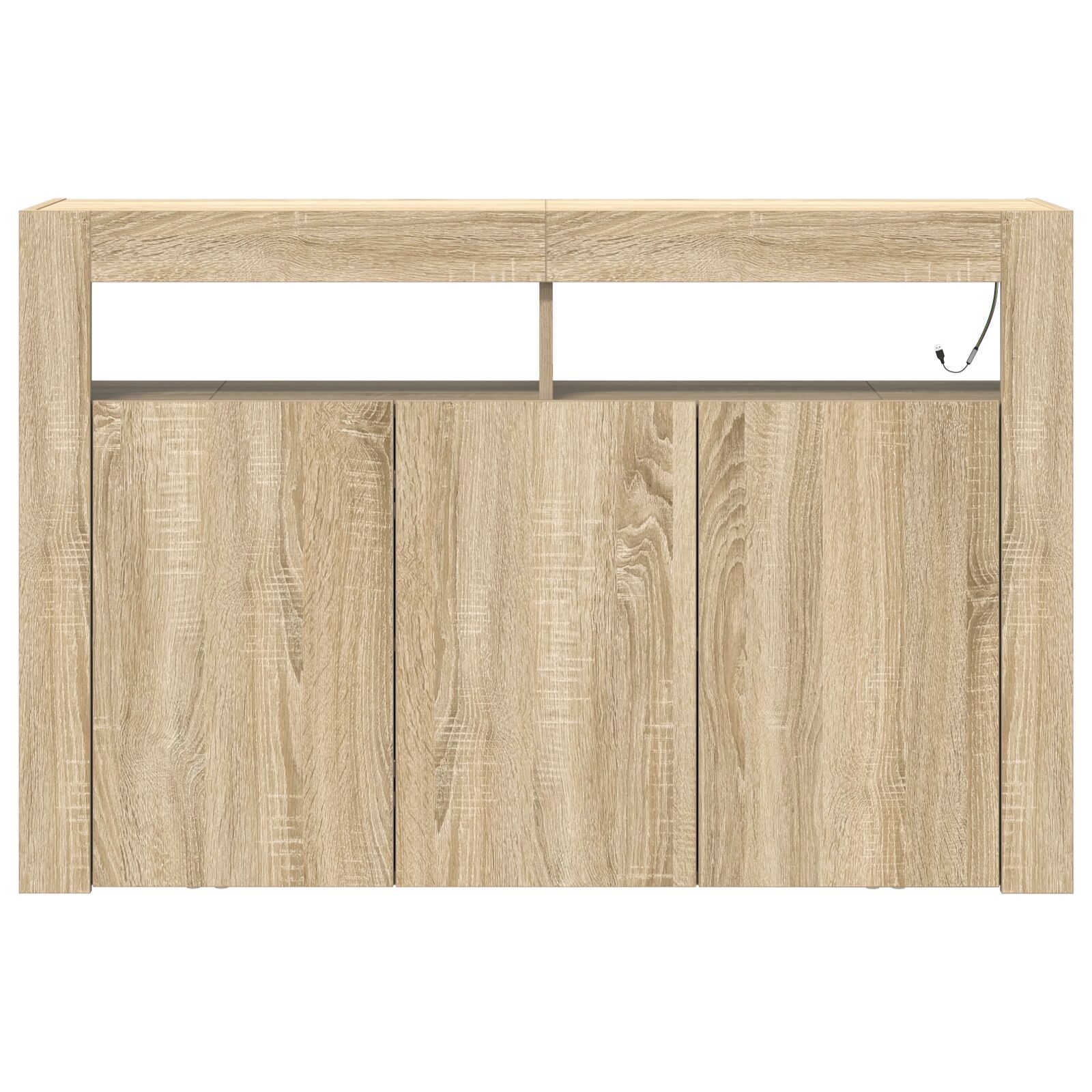 Dressoir Engineered Hout 116 X 30 X 75 Cm Dressoir Sonoma eiken
