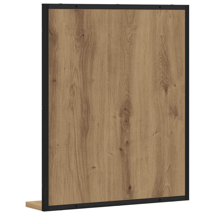 Badkamerspiegel 50X12X60 Cm Gelaagd Hout Artisan eiken