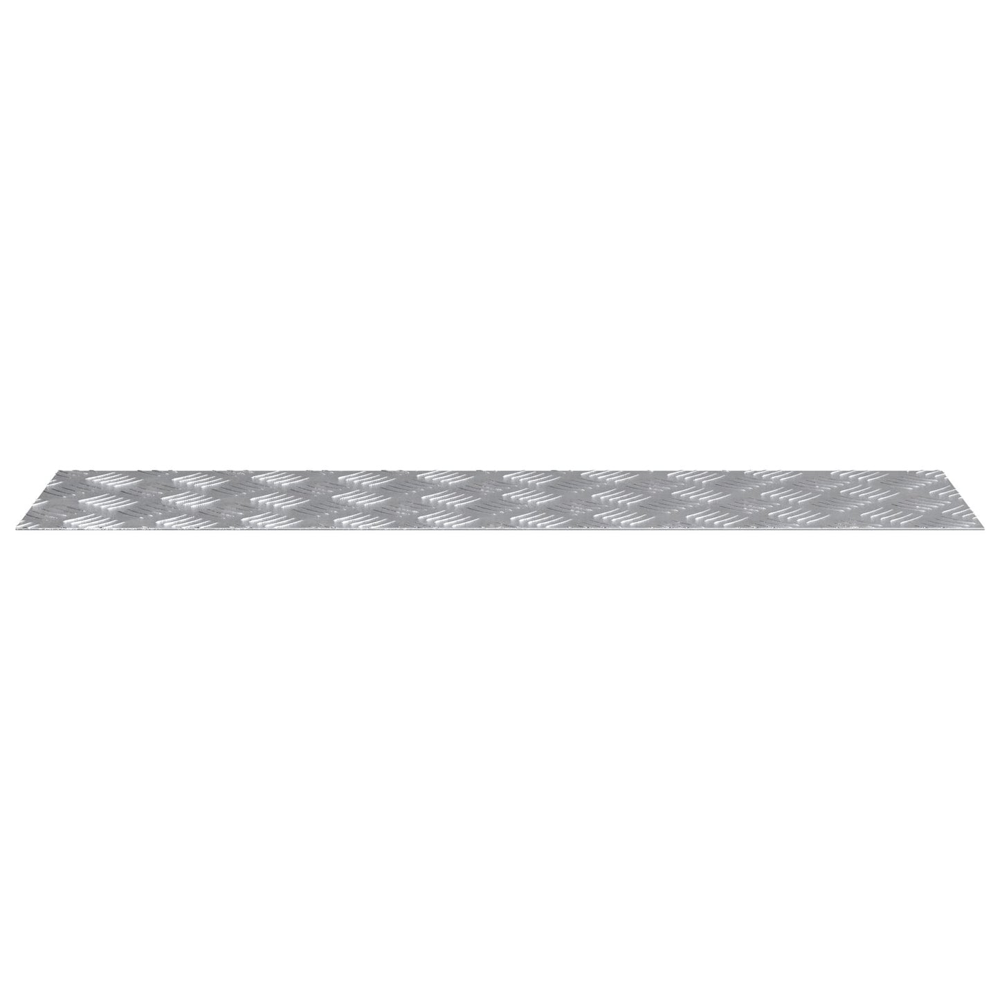 Aluminium Checker Platen 4 Stuks Anti-Slip 100X25 Cm 100 x 25 x 0.2 cm Rechthoekig
