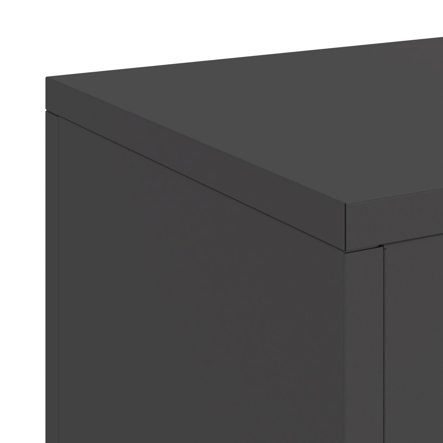Buitplantenstandaards Pilaar 2 Stuks 24X24X35 Cm Staal Zwart 2x (35 cm)