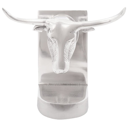 Boeksteunen 2 Stuks Zilver 21,5X15,5X20 Cm Aluminium Bull