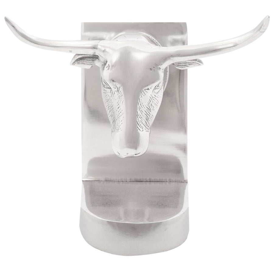 Boeksteunen 2 Stuks Zilver 21,5X15,5X20 Cm Aluminium Bull