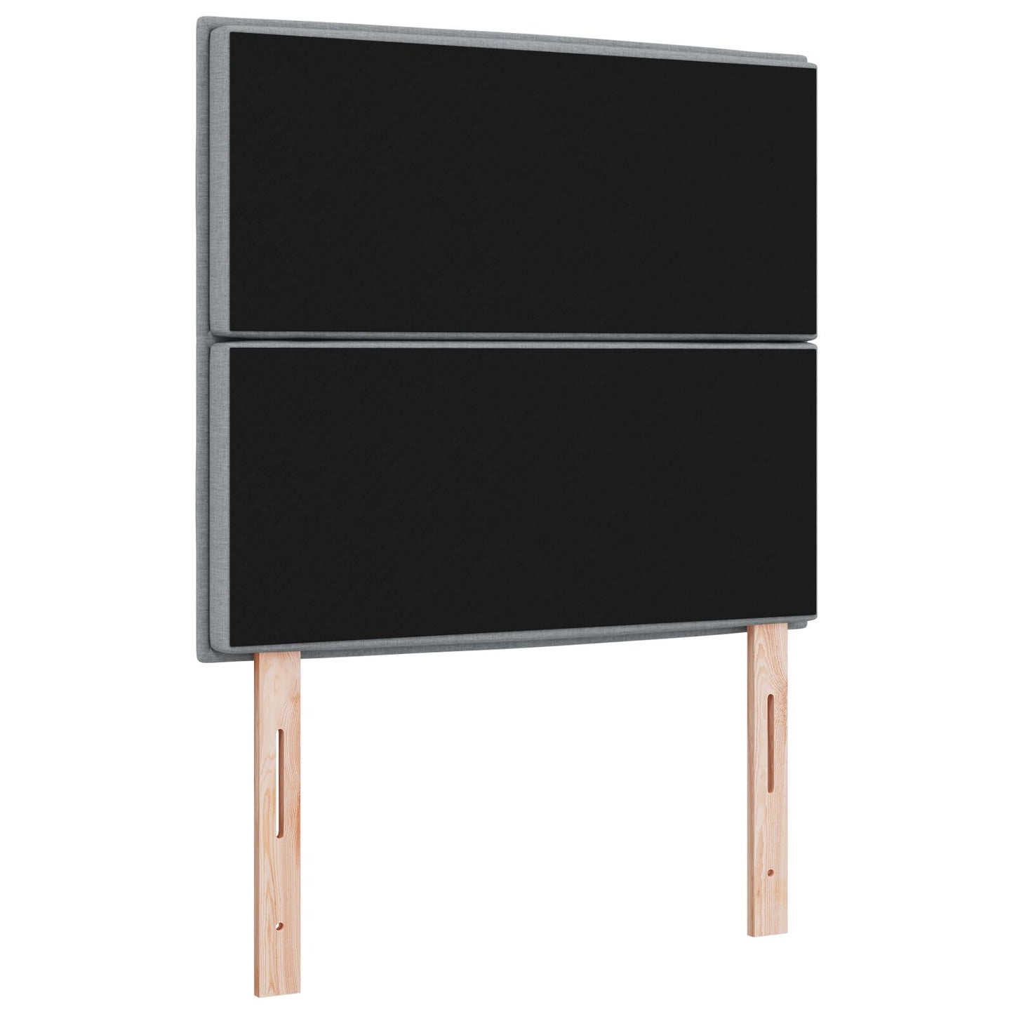Hoofdbord Stof Gestoffeerd Hoofdbord Lichtgrijs 90 cm Hoog hoofdbord