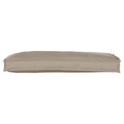 Cushion Taupe 100 x 40 x 8 cm Oxford Fabric