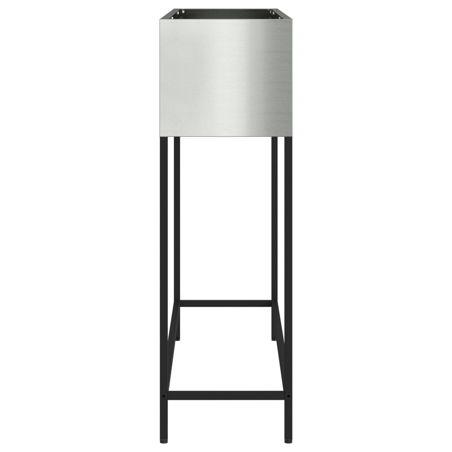 Verhoogde Tuinbak Gegalvaniseerd staal 100 x 26 x 82 cm