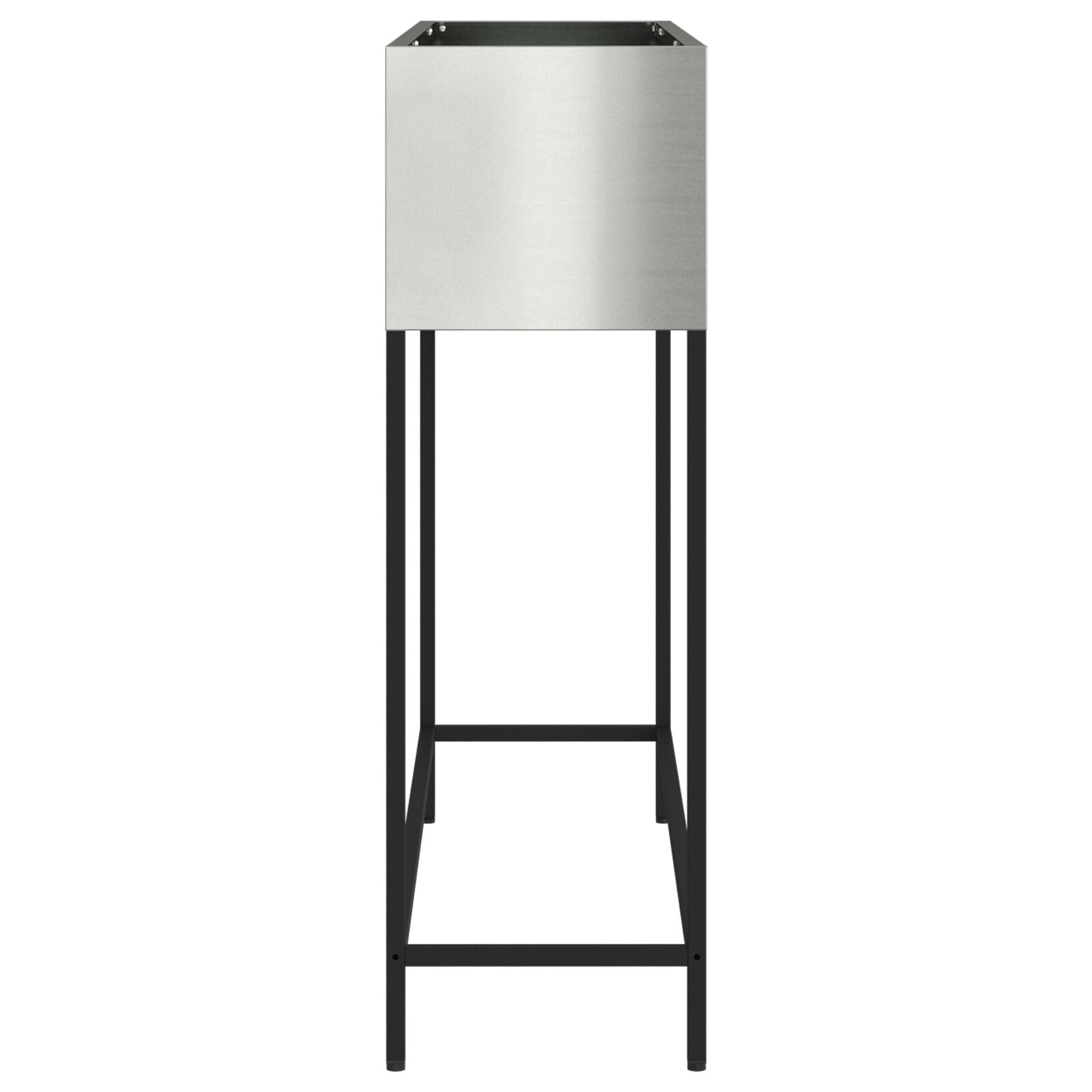 Verhoogde Tuinbak Gegalvaniseerd staal 100 x 26 x 82 cm