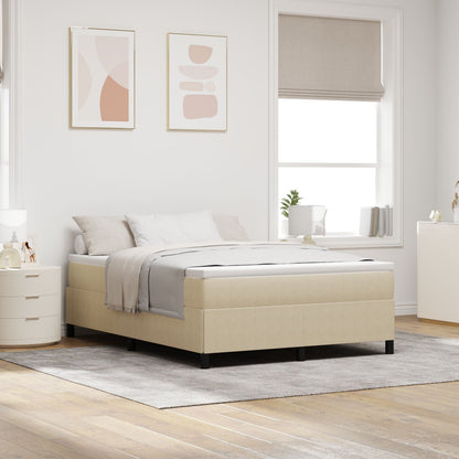 Bedframe Katoenen Stof Lichtgroen Grijs 160 x 200 cm