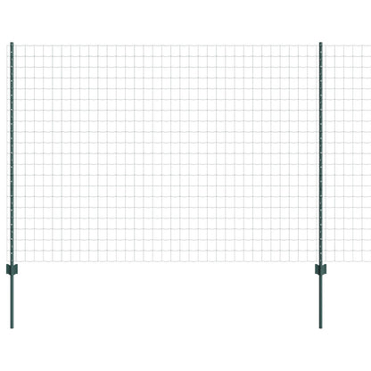 Tuinafscheiding Set Set Van 2 Groen Metaal 10 X 1,5 M Duurzaam
