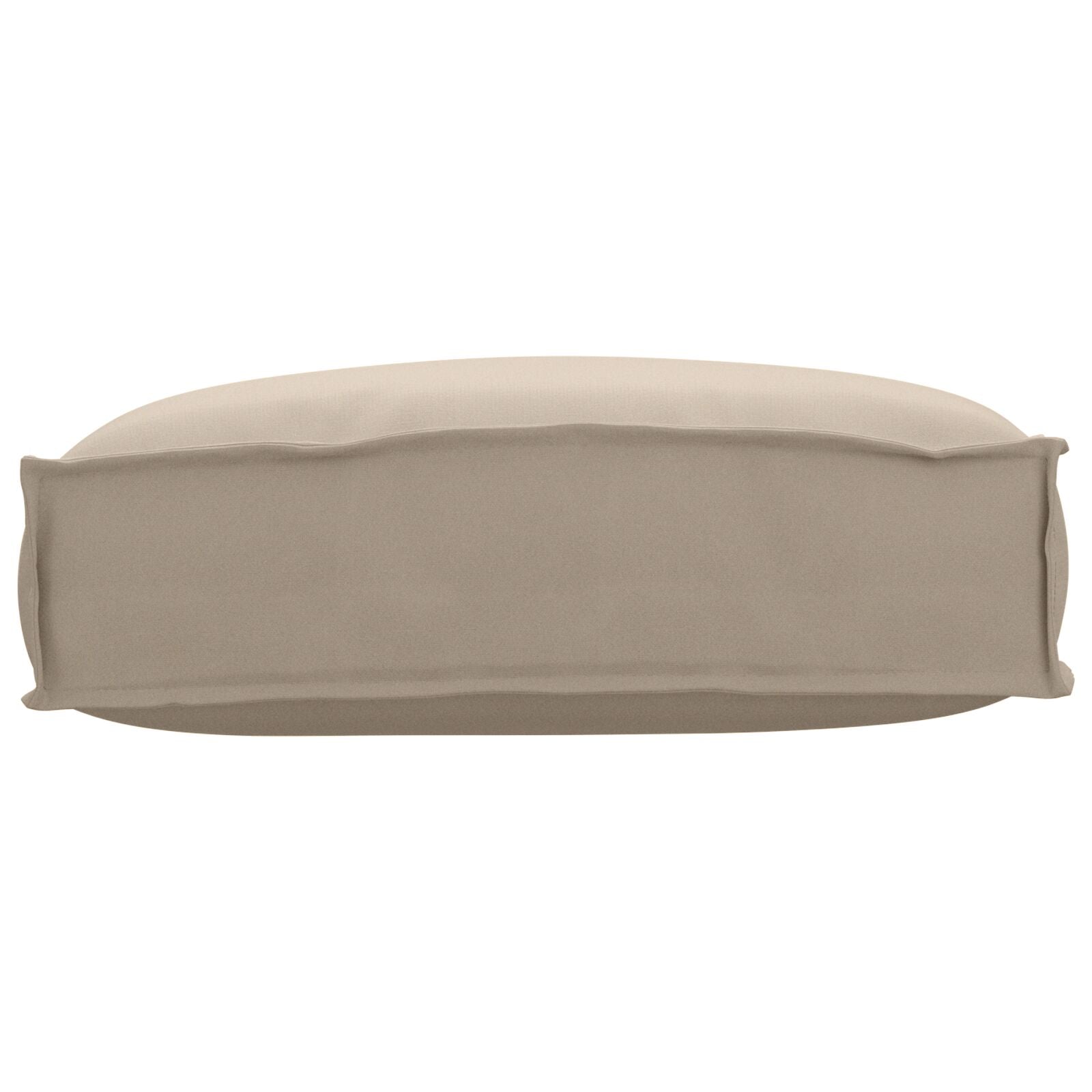 Outdoor Kussen Polyester 50 X 40 X 12 Cm Sofa Kussen Taupe