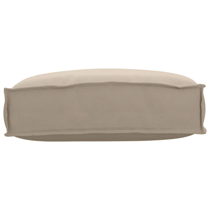 Outdoor Kussen Polyester 50 X 40 X 12 Cm Sofa Kussen Taupe