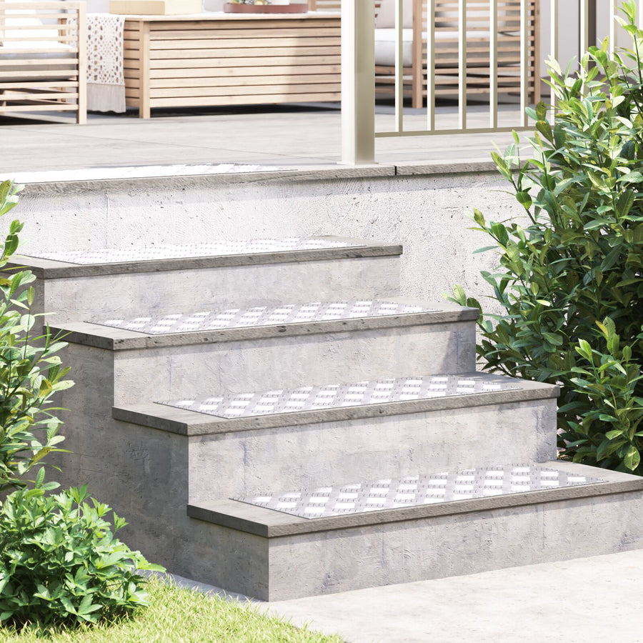 Aluminium Checker Plates 4 St Anti-Slip 80X30 Cm 80 x 30 x 0.2 cm Rechthoekig