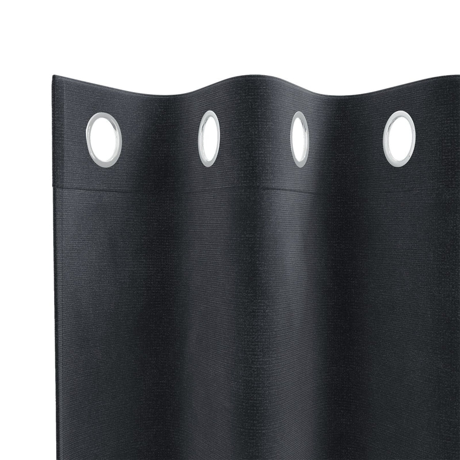 Verduisteringsgordijnen 2 Stuks Velours Donkergrijs 140 x 175 cm met oogjes