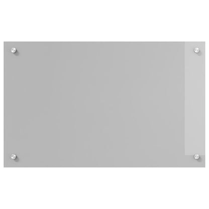 Keuken Achterwand 80X50X0,6 Cm Gehard Glas Lichtgrijs 80 x 50 cm