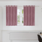 Verduisterend gordijn 140x140 cm donkerroze fluweel