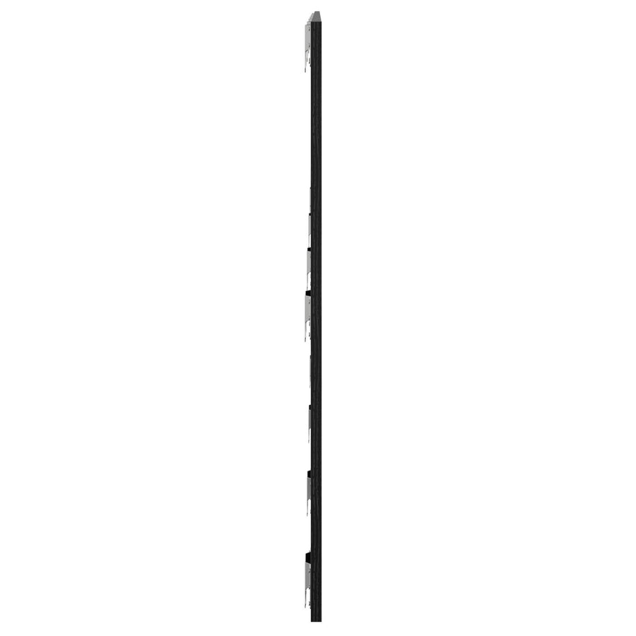 Zwarte Eiken Muur Hoofdbord 240X1.5X80 Cm Gemaakt Van Bewerkt Hout