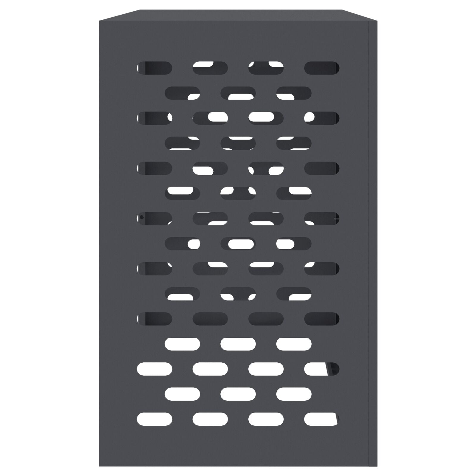 Airconditioner Cover Staal Anthraciet 110 x 50 x 80 cm