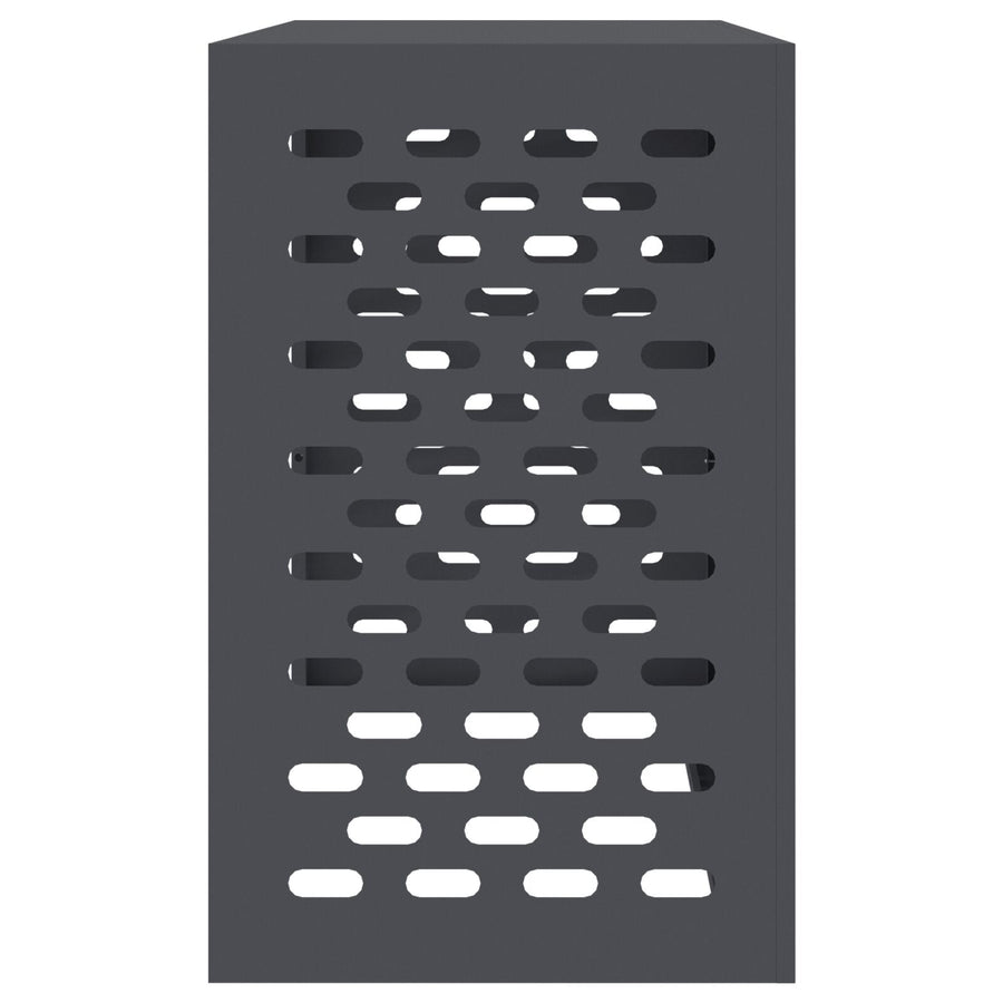 Airconditioner Cover Staal Anthraciet 110 x 50 x 80 cm