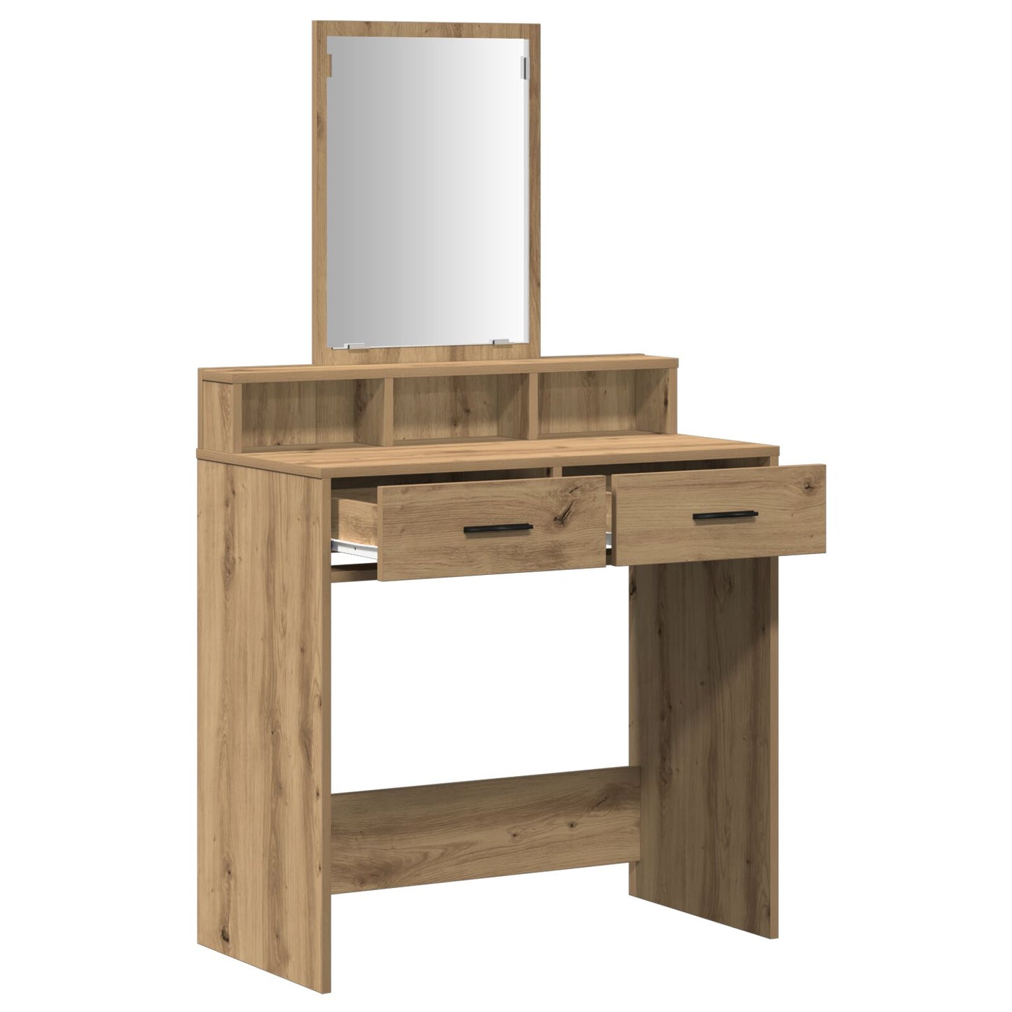Kaptafel Met Lades 79 x 41 x 140 cm Artisan eiken