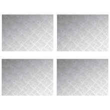 Aluminium Ruitplaten 4 Stuks Antislip 70X50 Cm 70 x 50 x 0.2 cm Rechthoekig