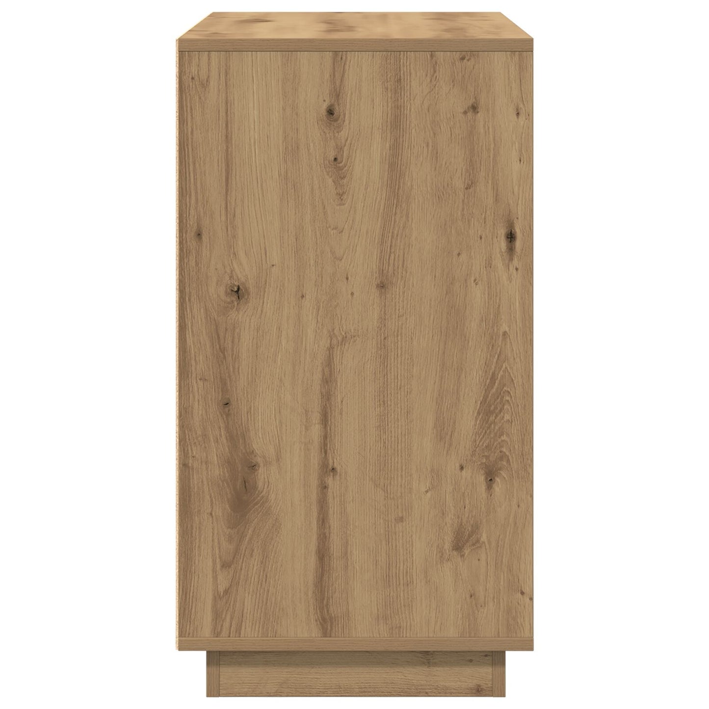 Dressoir Artisan Eiken 80X34X75 Cm Bewerkte Hout