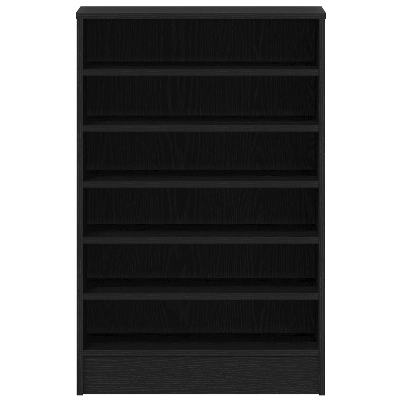 Schoenenkast Zwart Eik Gelaagd Hout Zwart eiken 60 x 35 x 92 cm