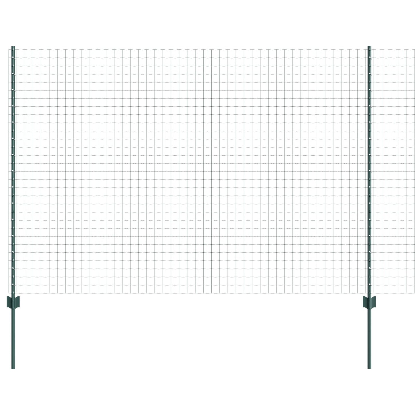Euro Schutting Met 5 U-Palen Groen 1.5X10 M Staal