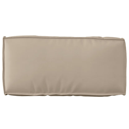Palletkussen Voor Rugsteun 80X40X12 Cm Oxford Stof Taupe