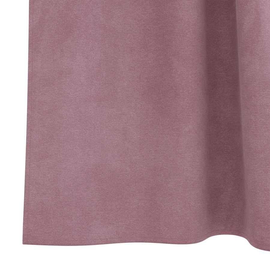 Zwarte Gordijnen Met Hanglussen 2 Stuks Velvet Donkerroze 140 x 245 cm met ophanglussen