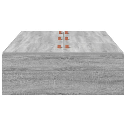 Opbergbedframe Grijs Sonoma 90 x 190 cm