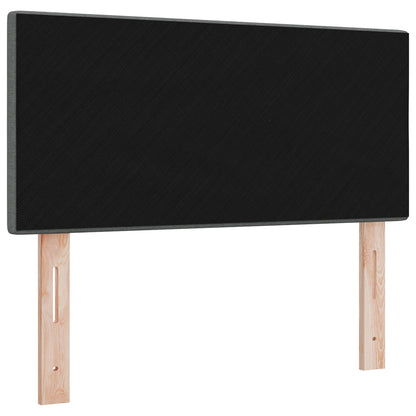 Hoofdbord Knopgestikt Stof Donkergrijs 100 cm Laag hoofdbord