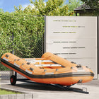 Boottrailer 302x107x42 cm staal grijs