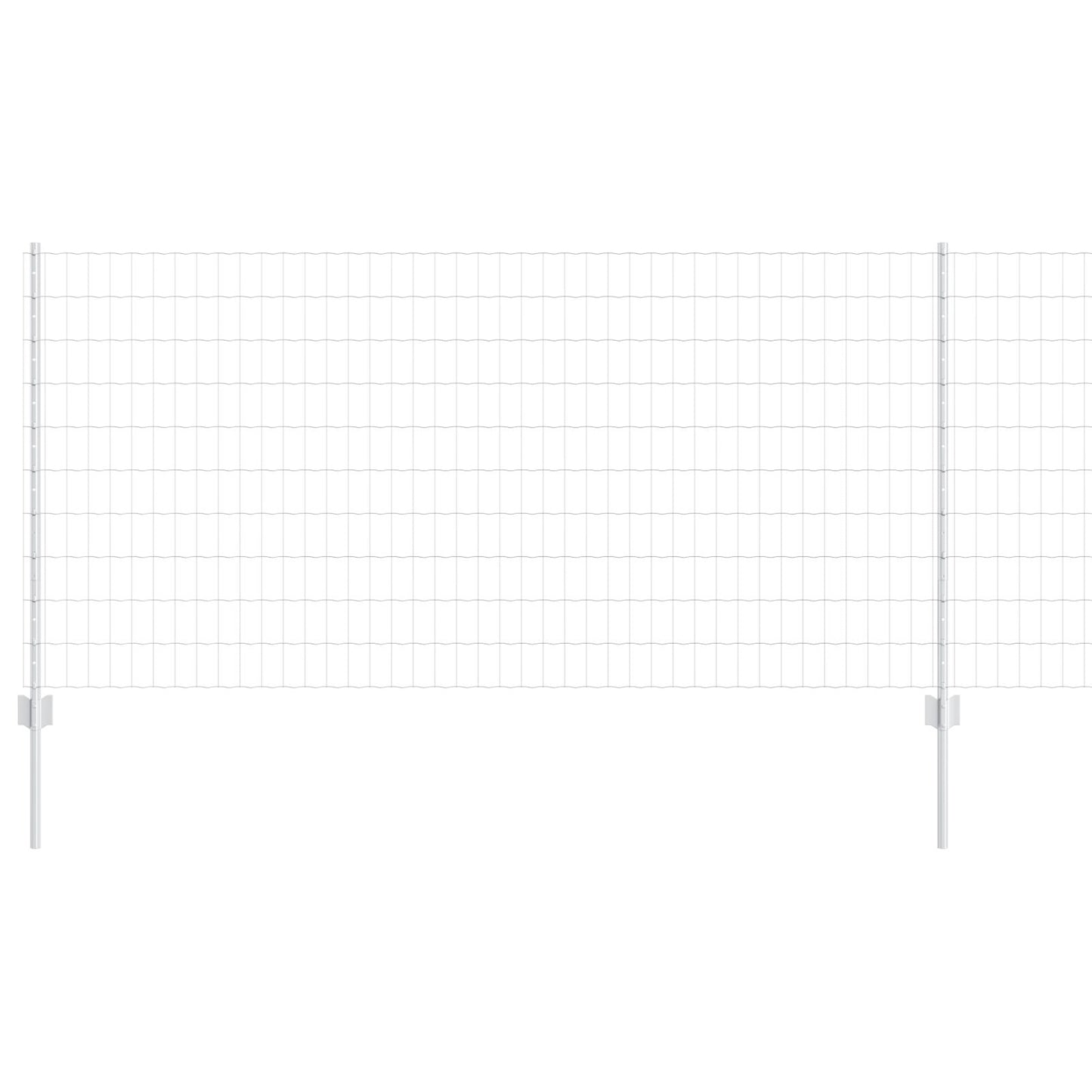 Tuinhek Set Set Van 2 Gegalvaniseerd Staal 10 X 1 M Duurzaam