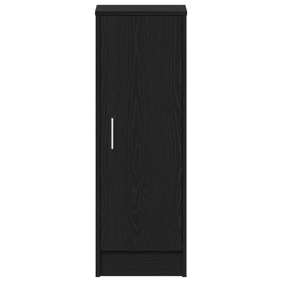 Schoenenkast Bewerkt Hout Zwart eiken 32 x 35 x 92 cm