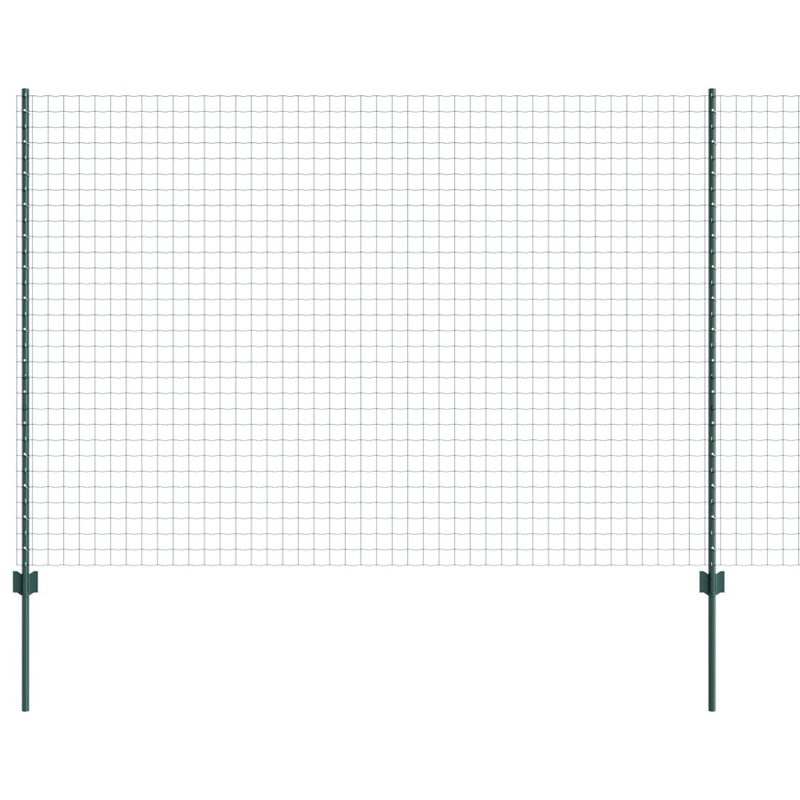 Euro Hek Met 5 U Stokken Groen 1.6X10 M Staal