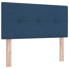 Hoofdbord Met Knopen Tufted Stof Blauw 100 cm Laag hoofdbord
