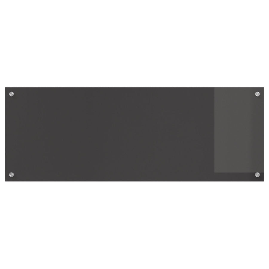 Keuken Achterwand 110X40X0,6 Cm Gelaagd Glas Donkergrijs 110 x 40 cm