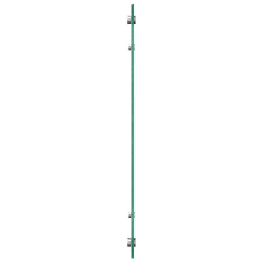 Keuken Achterwand 80X60X0,6 Cm Gehard Glas Lichtgrijs 80 x 60 cm