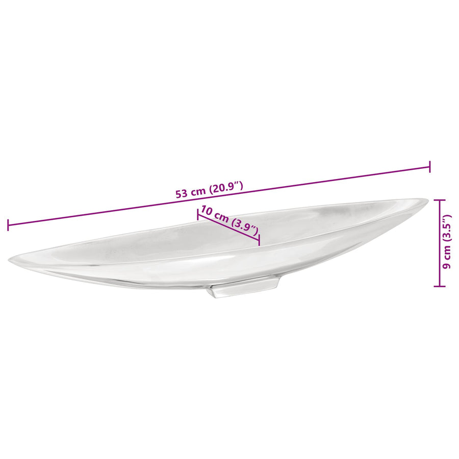 Fruitmand Zilver Aluminium 54 x 9 x 10 cm