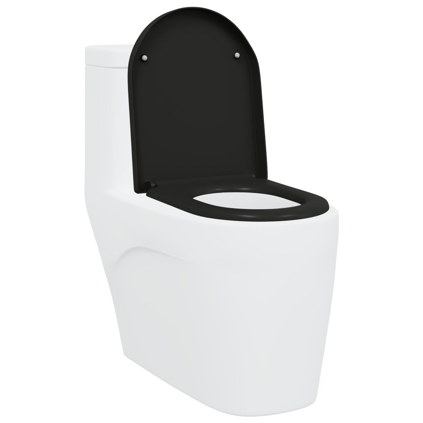Toiletbril Met Snelle Release En Zachte Sluiting Duroplast Zwart