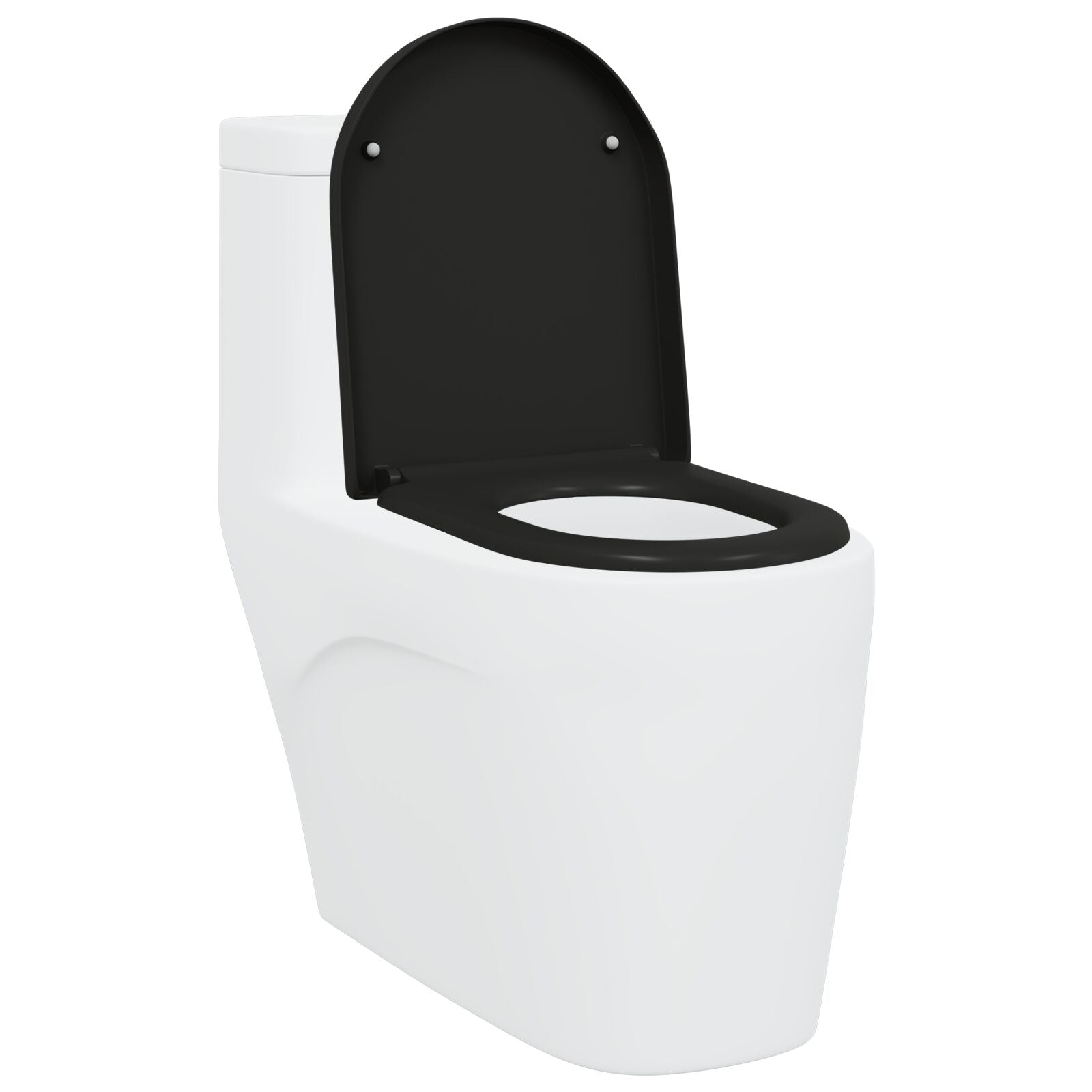 Toiletbril Met Snelle Release En Zachte Sluiting Duroplast Zwart