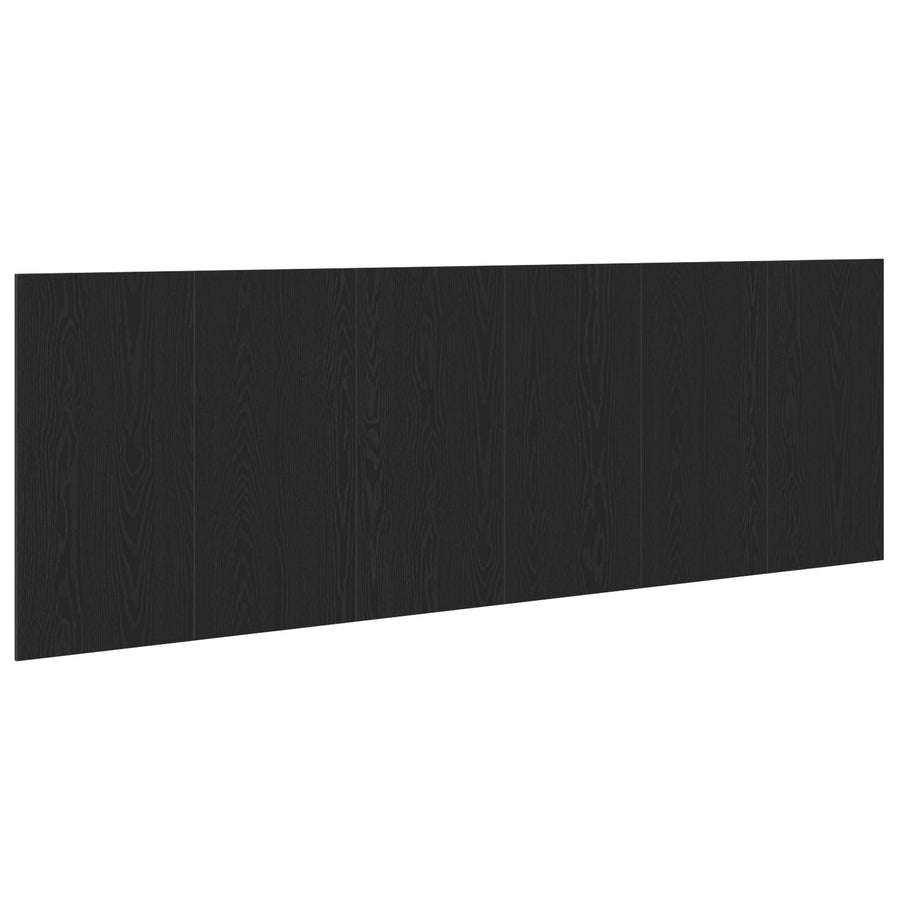 Zwarte Eiken Muur Hoofdbord 240X1.5X80 Cm Gemaakt Van Bewerkt Hout